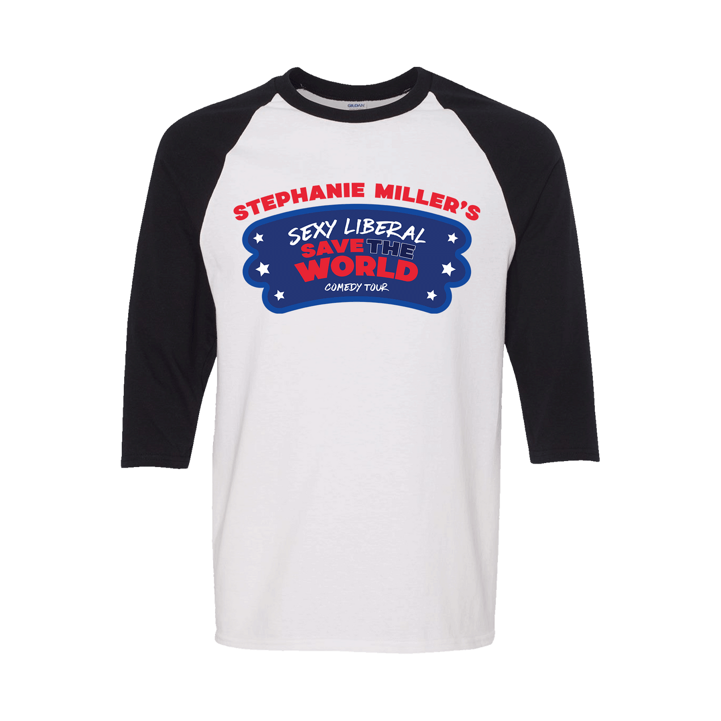 Logo Raglan Tee (White/Black)